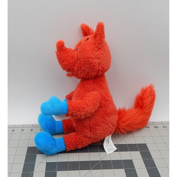 Kohls Cares Fox In Socks Plush Dr Seuss Stuffed Animal 15 Inch Embroidered Eyes - Picture 2 of 7